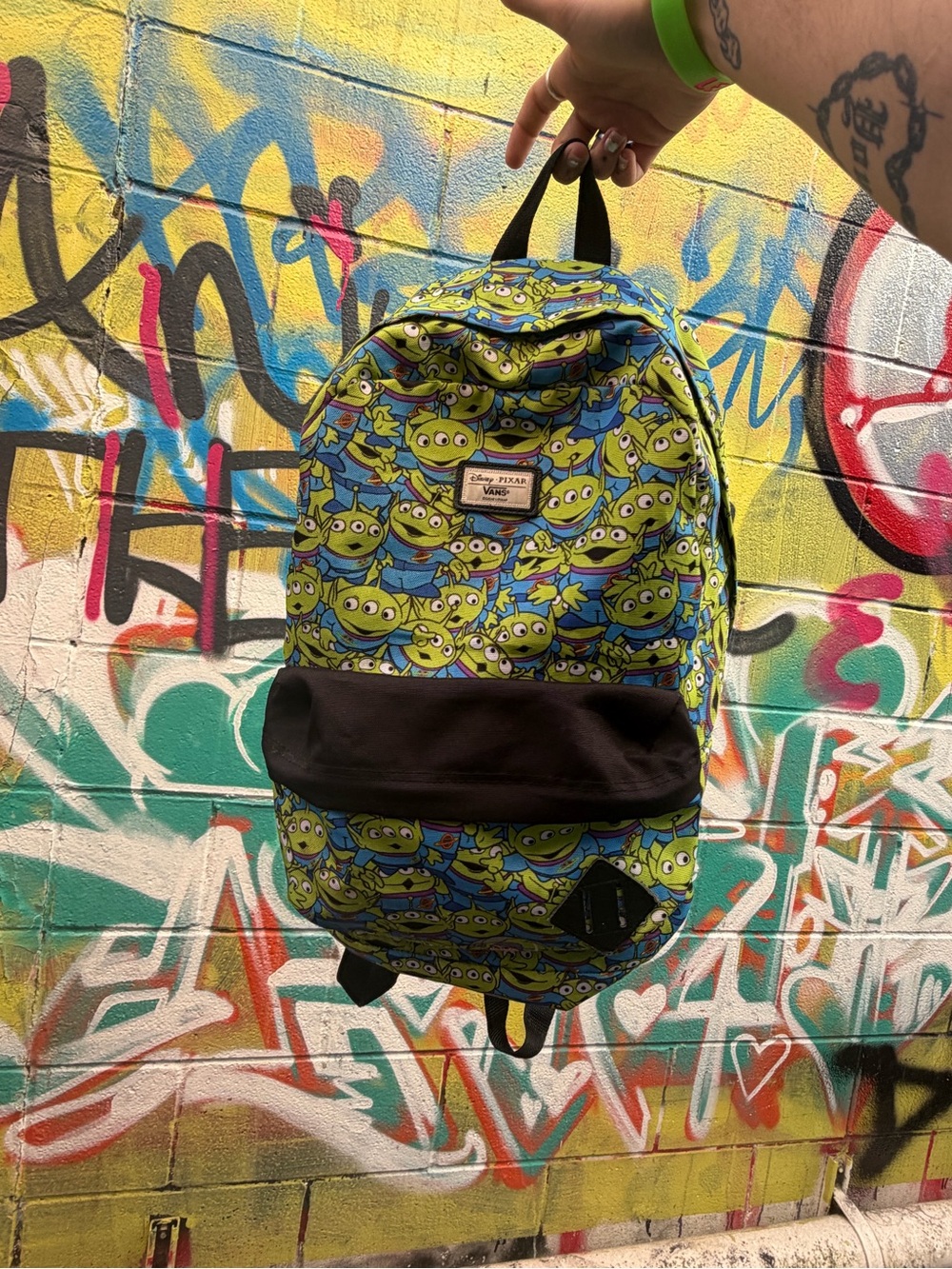 Disney Pixar Toy Story Vans backpack with secret hidden Buzz Lightyear
